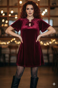 Velvet wine Dress