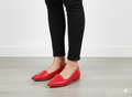 Vizzano flat rojo rubi