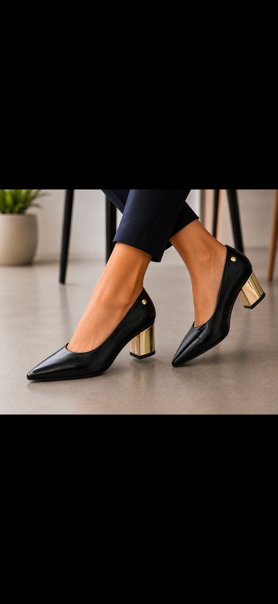 Gold/ Black vizzano