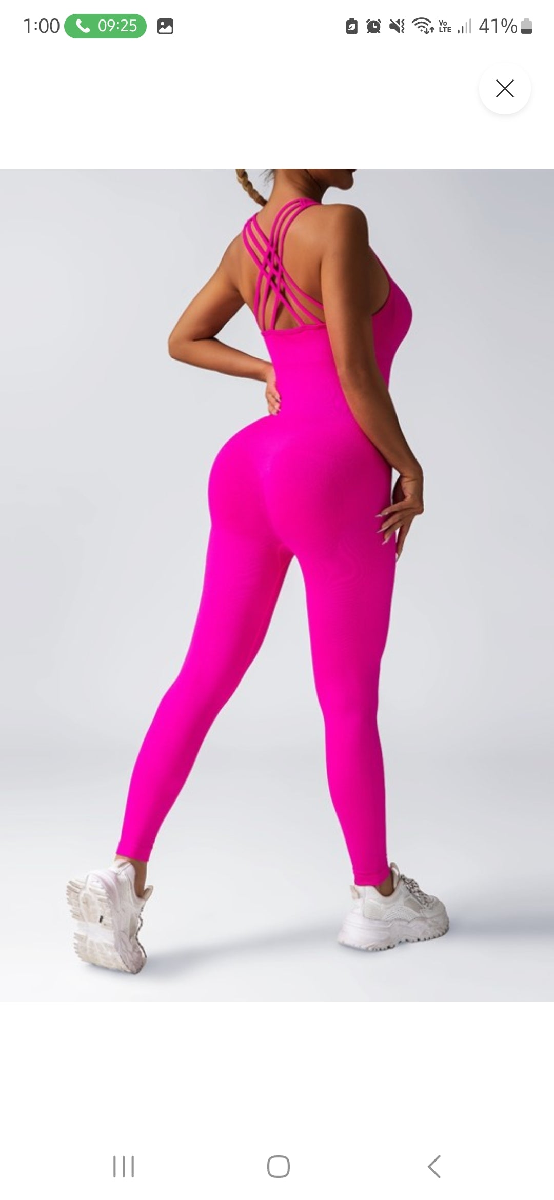 Pink jumpsuit