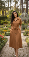 Brown dress