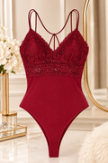 Wine jumpsuit