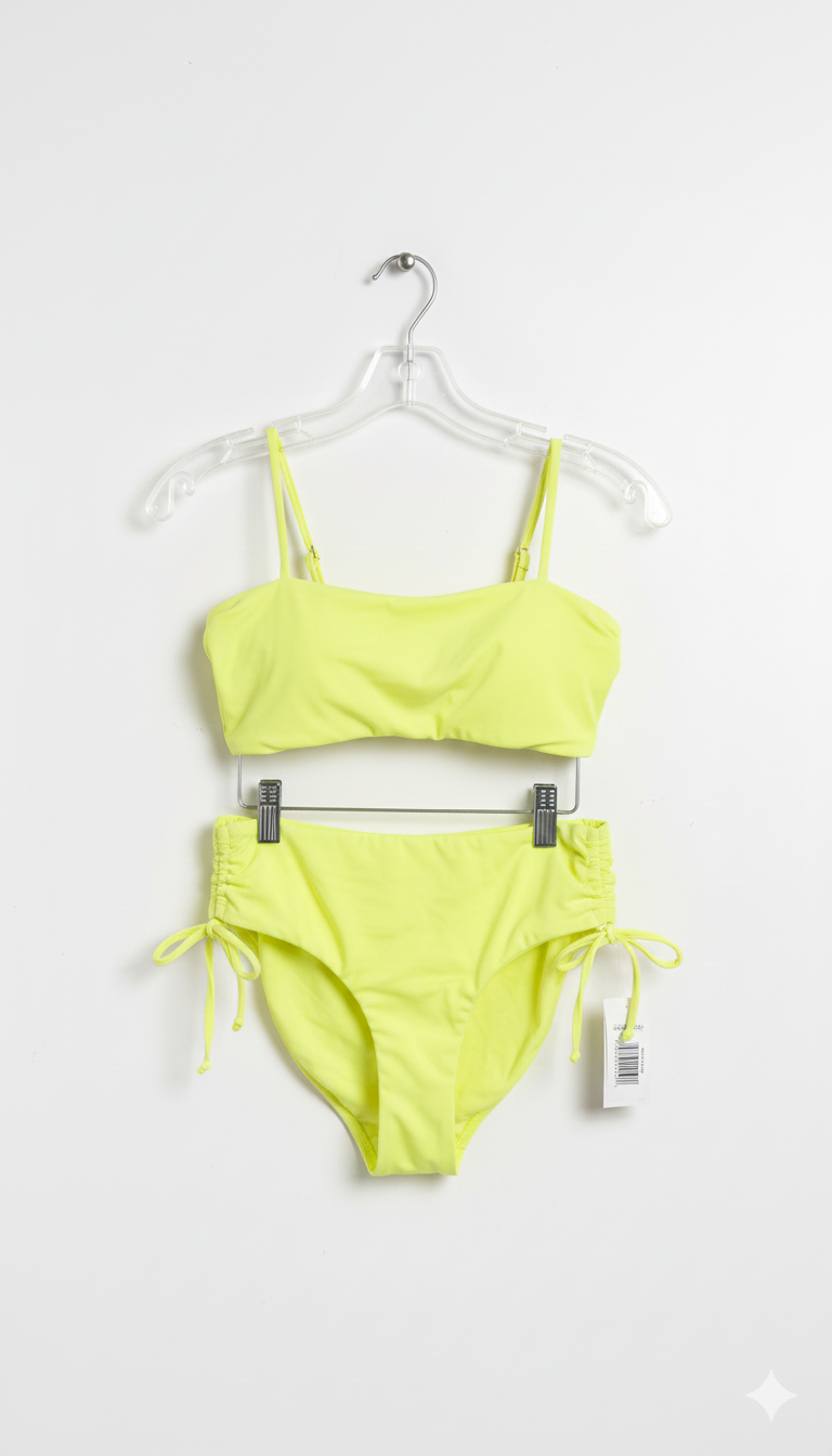 Yellow swimsuit