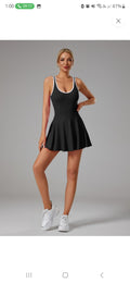 Black sport dress