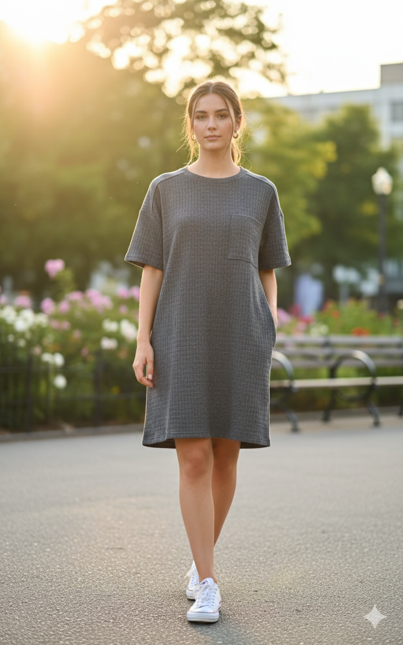 Gray dress