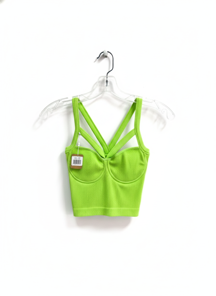 Lime one size basic top