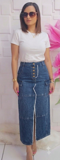 Denim skirt