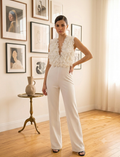 White black jumpsuit