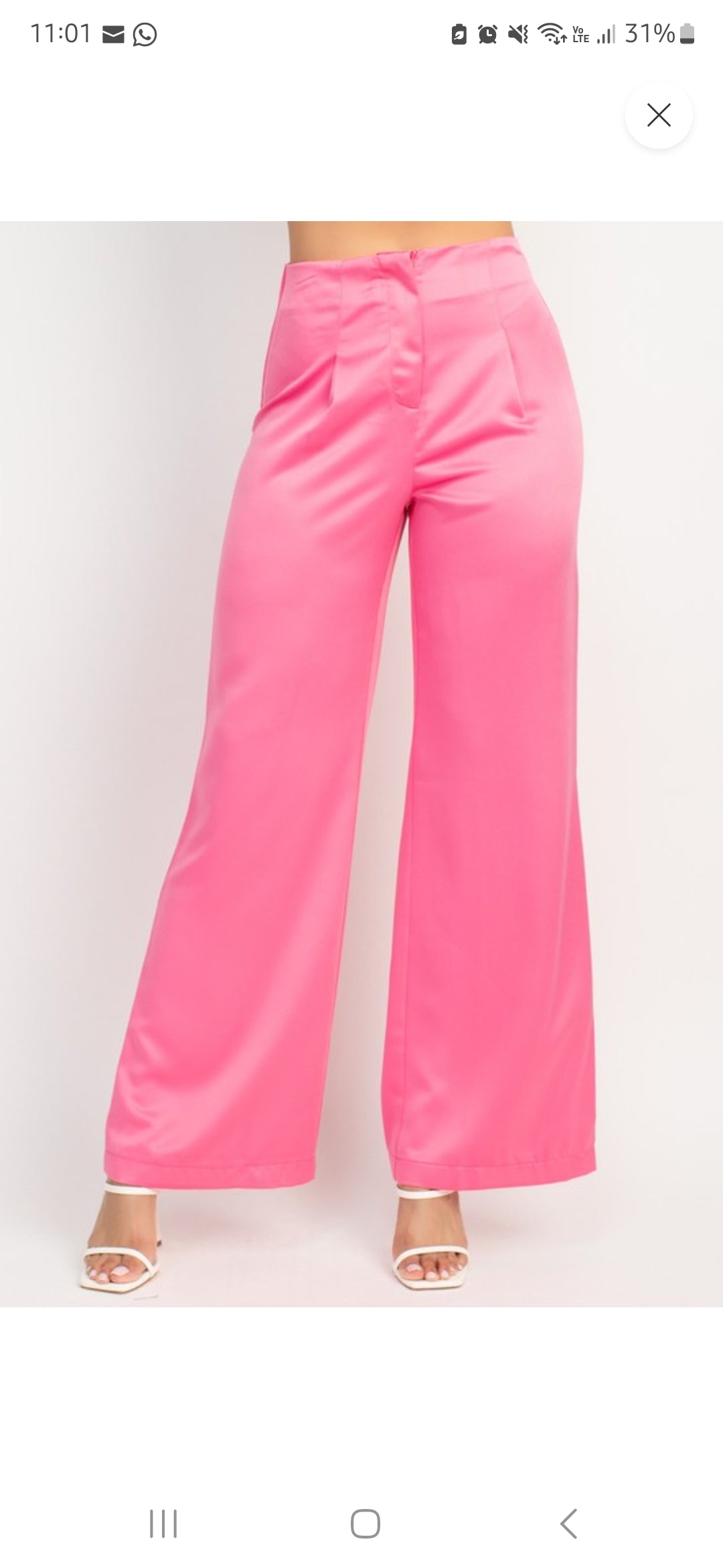 Satin pants